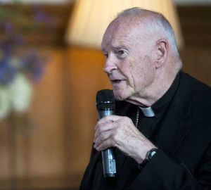 McCarrick was sentenced to a life of prayer and penance by Pope Francis July 28.