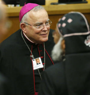 Archbishop Charles Chaput speaks at Synod of Bishops.