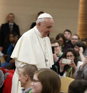 Pope Francis began the Synod on young people Oct. 3