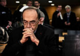 Image of French tribunal president Brigitte Vernay declared Barbarin guilty March 7.