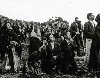 Seventy-thousand people witnessed the first Miracle of the Sun in 1917.