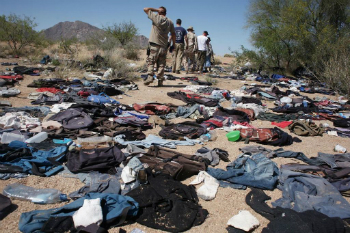 Illegal immigrants are leaving trails of trash along their routes, which creates health and environmental hazards.