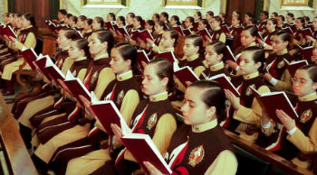 Female branch of the Heralds of the Gospel