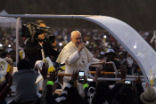 Image of Pope Francis in Antananarivo, Madagascar