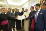 Image of Catholics and Muslims prayed in Vatican City