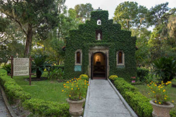 Historic shrine chapel of Our Lady of La Leche in St. Augustine Florida