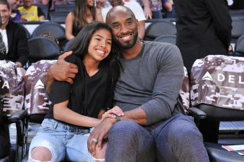 Image of Kobe Bryant with his daughter Gianna. Both perished in the tragic crash on Sunday, Jan. 26, 2020.