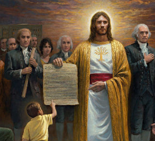 Image of God bless America and all of the people on planet Earth!