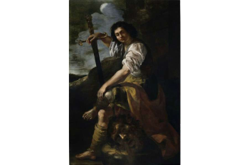 Image of Artemisia Gentileschis David and Goliath
