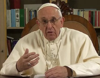 Image of Several sentences spoken by the pope in the documentary were spliced together, out of context.