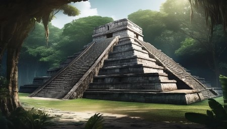 An AI-Generated image of what the hidden Mayan City may have looked like. An AI-Generated image of what the hidden Mayan City may have looked like.