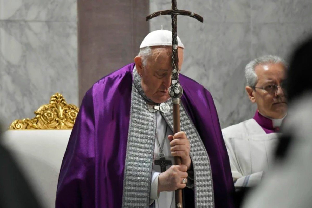 Pope Francis on Ash Wednesday in 2024 (Vatican Media). Image of Pope Francis on Ash Wednesday in 2024 (Vatican Media).