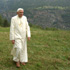 Image of POPE ADMIRES LANDSCAPE OF ALPINE RETREAT
Pope Benedict XVI admires the landscape from the balcony of his summer retreat in Les Combes, Italy, in this photo released by the Vatican newspaper July 17. The pope said he was 