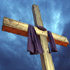 Image of FILE PHOTO OF CROSS DRAPED IN PURPLE OUTSIDE CHURCH DURING LENT - A cloudy evening sky provides the backdrop for a cross outside St. Elizabeth Ann Seton Church in Lake Ronkonkoma, N.Y., during Lent last April. The penitential season, which begins with Ash Wednesday, calls Christians to prayer, fasting, repentance and charity. (CNS photo/Gregory A. Shemitz, Long Island Catholic) 