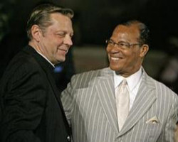 Image of In this June 1, 2007 file photo, Rev. Michael Pfleger, left, of Saint Sabina Catholic Church is seen with Rev. Jesse Jackson during a news conference at Rainbow/Push Coalition headquarters in Chicago. Pfleger apologized Thursday, May 29, 2008, for the sermon given Sunday at Trinity United Church of Christ, during which he said Clinton cried in January because she felt 'entitled' to the Democratic nomination and that a 'black man is stealing my show.'