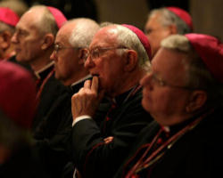 Image of Primarily driven by statements both made on 'Meet the Press,' the bishops have concluded that enough is enough. Once content to simply legislate, the pro-choice democrats have recently decided to theologize in a public forum. This has ultimately called the question.
