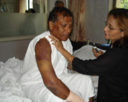 Image of The pogrom of violence being committed by radical, militant Hindu extremists against Christians in Orissa, India now spreads geographically and in its ferocity. One of the heroic priests who suffered at the hands of the extremists calls them 