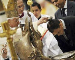 Image of The high profile conversion to the Catholic faith of the highly regarded former Muslim Journalist Magdi Allam, now Christian Allam, raised concern in some segments of the Muslim world. It also caused great rejoicing in the Christian community. He has faced persecution from some within Islam. Now, as the Holy See representatives meet with Muslim leaders, Christian Allam expresses his concern.