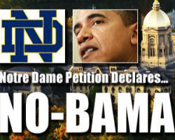 Image of Bishop Rhoades also supports those who exercise their freedom of conscience and speech to express their opposition to the university’s decision to have President Obama as commencement speaker and honoree. In fact, Bishop Rhoades has written to the president of the university to express his disagreement with the university’s action.