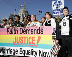 Image of Proposition 8 in California clearly expressed the will of the voters of California. In the wake of the relentless and continual efforts of the new cultural engineers, the people of that State amended the constitution to read what was always implied, that marriage is what it is, the lifelong union between one man and one woman ordered toward the bearing of children and creation of a family.