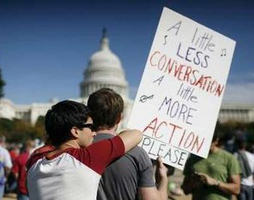 Image of LGBT activists are taking their cues from the civil rights movements of the 1960’s as well as other related events in history.
