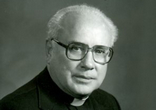 Image of This is 89-year-old Fr. Paul Marx who was ordained priest in this same chapel in 1947 at the Benedictine Abbey of St. John's in Collegeville, Minnesota.
