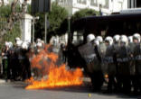 Image of Riots which broke out in Greece as the Nation struggles to avoid an economic collapse.
