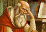 Image of St. Jerome is one of the four great Latin Doctors of the Church