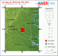 Image of A powerful earthquake struck Virginia at 2:04 PM EDT.