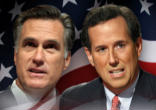 Image of It has come down to Mitt Romney and Rick Santorum in the Republican primary