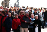 Image of The crowd at a Stand Up for Religious Freedom event in March.