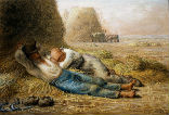 Image of Jean-Francois Millet - Noonday Rest.
