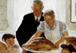 Image of The famous Thanksgiving of Norman Rockwell