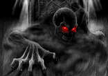 Image of Demon Ghost with Red Eyes.