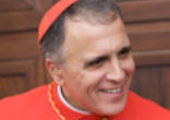 Image of Cardinal Sean O'Malley of Boston on his way to the Vatican for the next conclave.