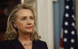 Image of Hillary Clinton now finds herself in the sights of a notorious computer hacker. 