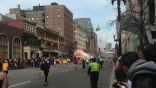Image of An image of the blast as it occurred. 