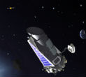 Image of An artist's rendition of the Kepler Telescope.