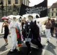 Image of The Sisters of Perpetual Indulgence in Germany. These are homosexual men. 