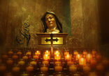 Image of St. Teresia Benedicta a Cruce, Edith Stein, Catholic feminist, philosopher and martyr of Auschwitz: Throughout her life, Edith never renounced or denounced her Jewish identity. Rather, as demonstrated in her memoir, her participation in Jewish customs at home, her letter to the Pope and in her correspondences, she spoke of her Jewish roots as intrinsic to her self-identification, to her views and even to aspects of her vocation