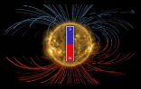 Image of The Sun is entangled with magnetic field lines. Image credit: Science @NASA. 