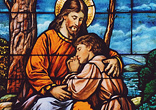 Image of Sacrament of Reconciliation gives us forgiveness and healing in our souls.