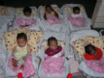 Image of Babies in an orphanage in India. It's a better alternative to murder, but still not the best. 