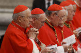Image of The cardinals of the Church will elect the next pope from among themselves. 