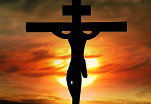 Image of Jesus died for our sins.