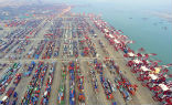 Image of Chinese trade ports are massive affairs, stretching for miles. Many are newly constructed and specifically designed for high volume operations. 