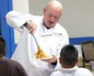 Image of Serato has fed kids pasta every night since his mother asked him to. 