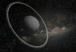 Image of Asteroid Chariklo has rings, the only known example of such. 