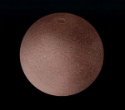 Image of Many of the distant worlds appear pink, likely because of their icy composition. 