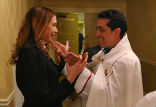 Image of Akiki with his wife following ordination. Image credit: Religion News Service